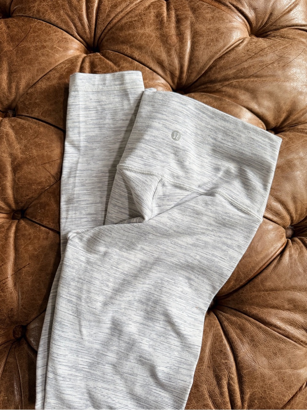 Lululemon Wunder Under High-Rise Leggings Size 4 Heathered Gray Yoga Running
